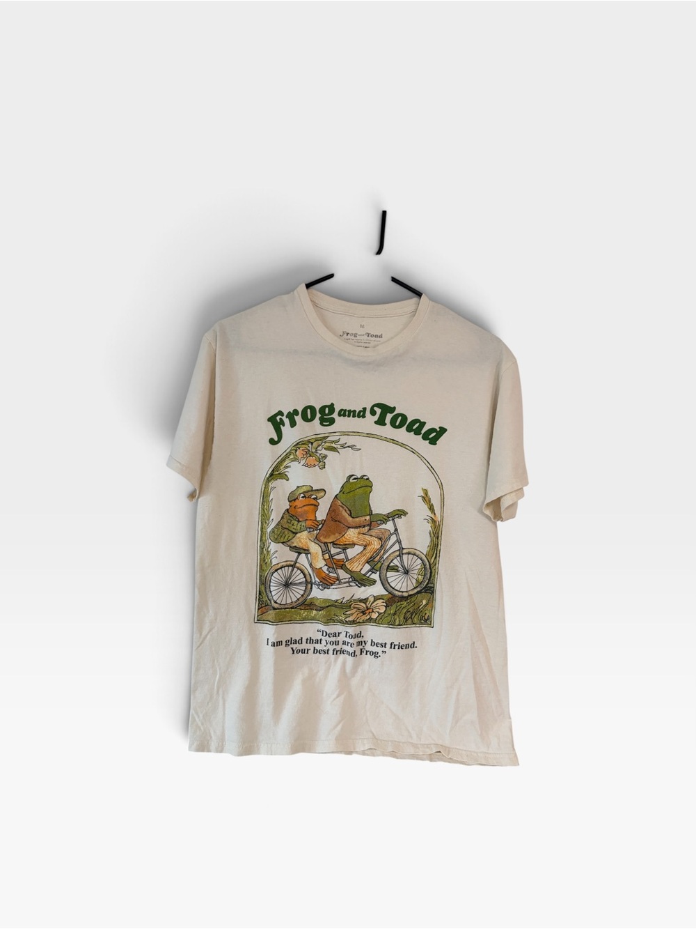 Vintage-Style "Frog and Toad" Bicycle Graphic Tee